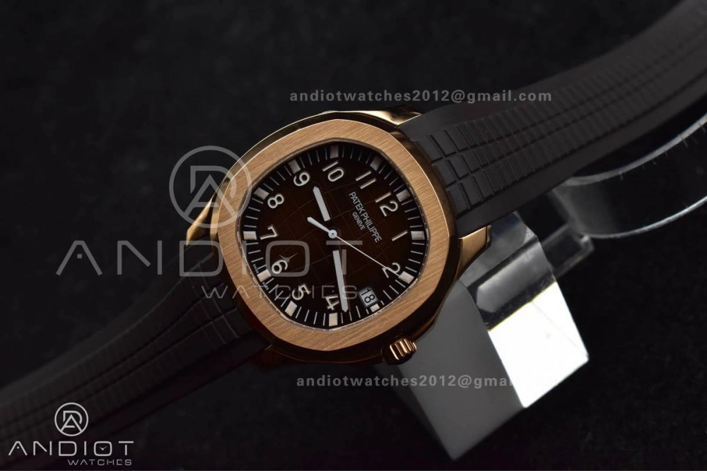Packable Aquanaut 5167R RG 3KF Best Edition Brown Dial on Brown Rubber Strap A330 Super Clone V 387