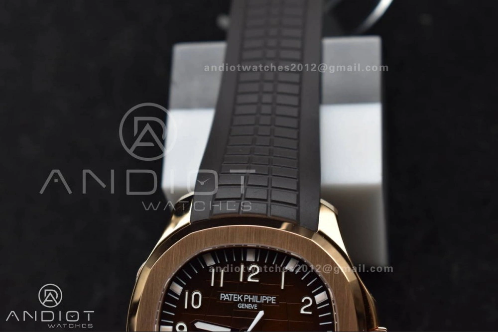 Packable Aquanaut 5167R RG 3KF Best Edition Brown Dial on Brown Rubber Strap A330 Super Clone V 387