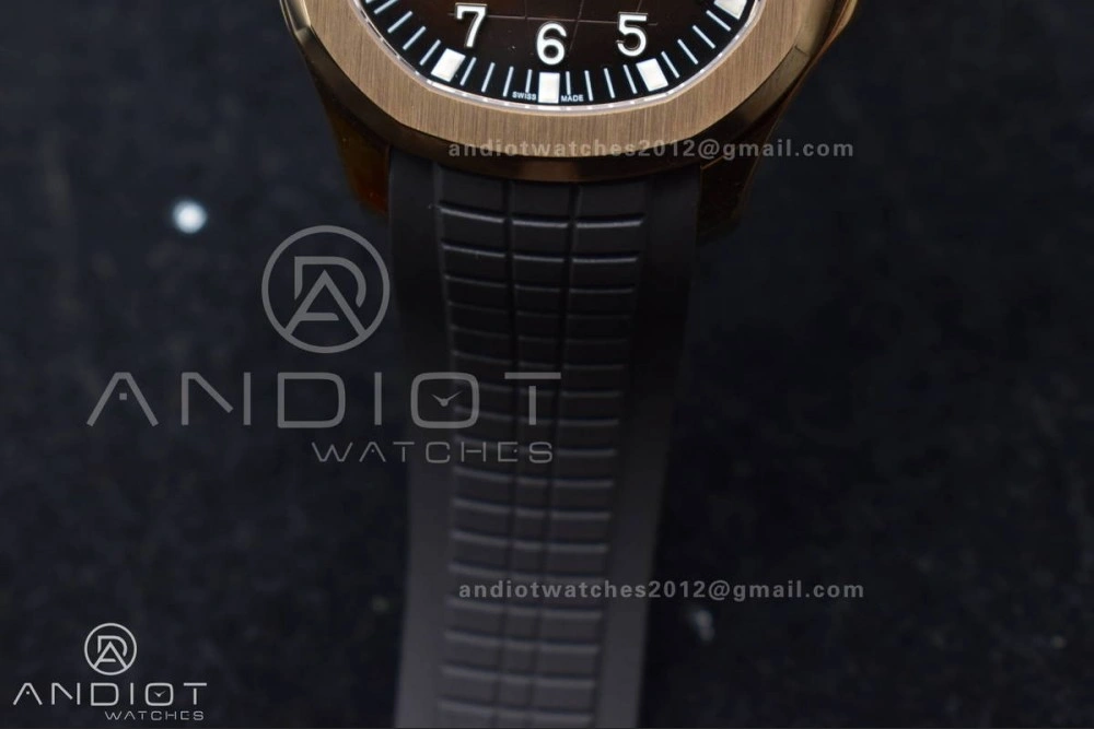 Packable Aquanaut 5167R RG 3KF Best Edition Brown Dial on Brown Rubber Strap A330 Super Clone V 387