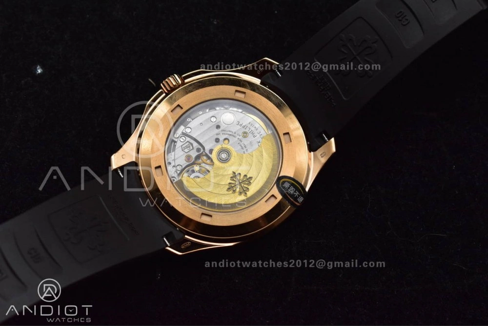 Packable Aquanaut 5167R RG 3KF Best Edition Brown Dial on Brown Rubber Strap A330 Super Clone V 387