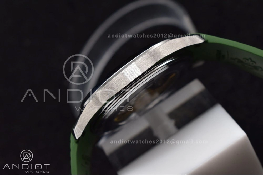 Aquanaut 5168G 42mm SS ZF 1:1 Best Edition Green Dial On Green Rubber Strap 324CS Lightweight 366