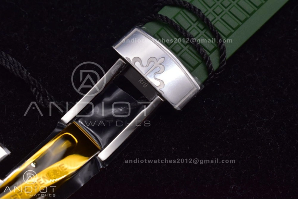 Aquanaut 5168G 42mm SS ZF 1:1 Best Edition Green Dial On Green Rubber Strap 324CS Lightweight 366