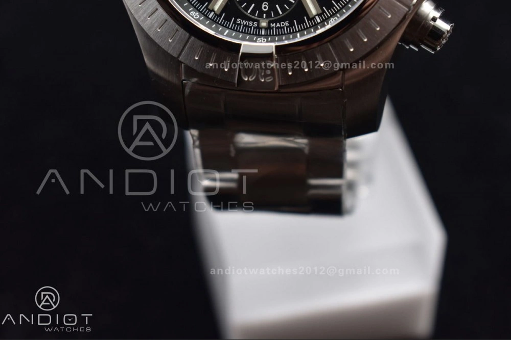 Avenger Chrono SS TF 1:1 Best Edition Black Dial on SS Bracelet A Practical 161