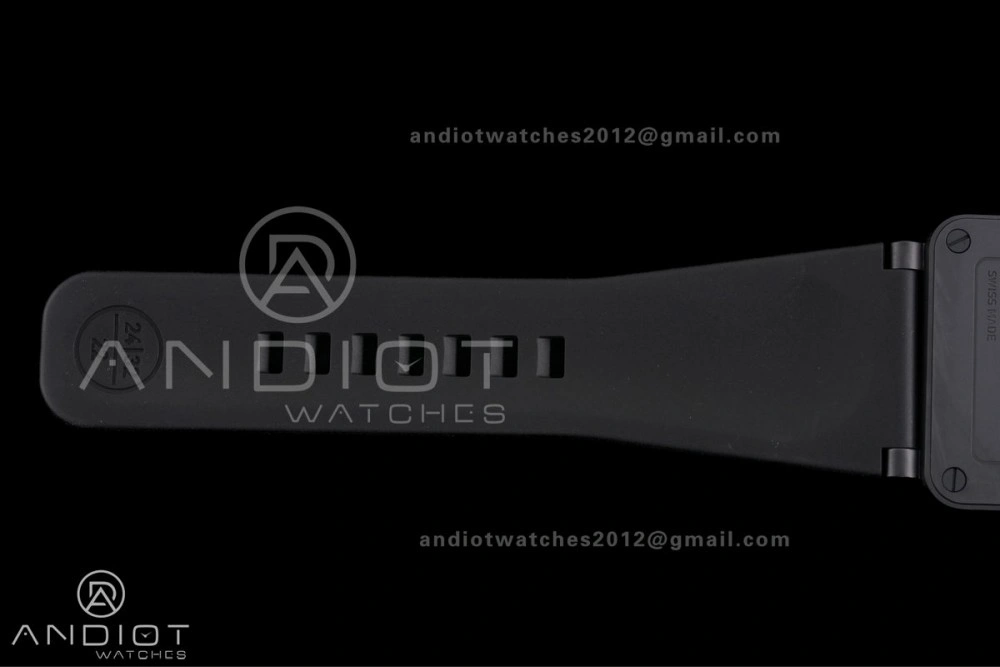 EasyCare BR03 ASTRO Space Punk Black Ceramic M+F 1:1 Best Edition Aventurine Dial on Rubber Strap A 155