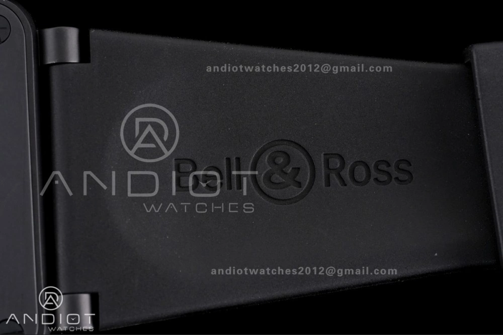 EasyCare BR03 ASTRO Space Punk Black Ceramic M+F 1:1 Best Edition Aventurine Dial on Rubber Strap A 155