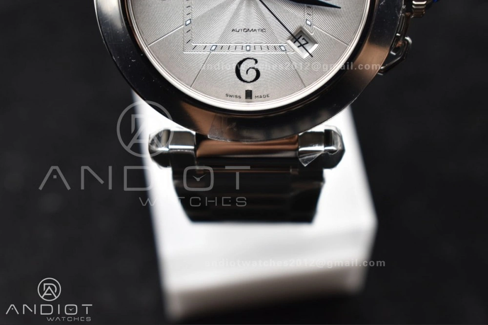 Snug BVF Cartier Pasha Ladies Made 1:1 like the Genuine White Dial on SS Bracelet 531