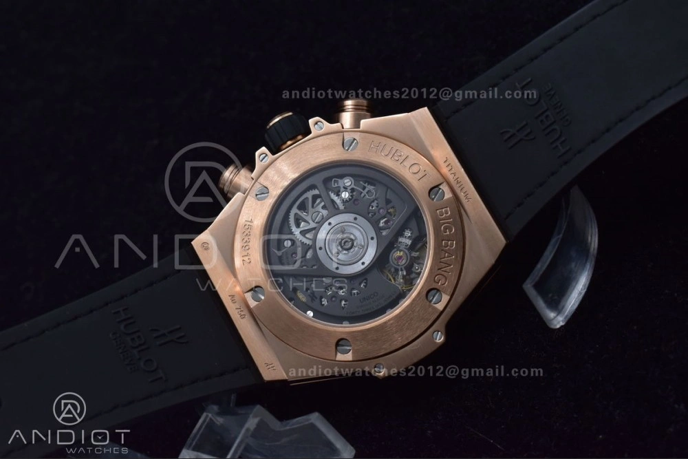 Big Bang Unico Rainbow King RG 45mm ZF 1:1 Best Edition on Rainbow Gummy Strap A Efficient 517