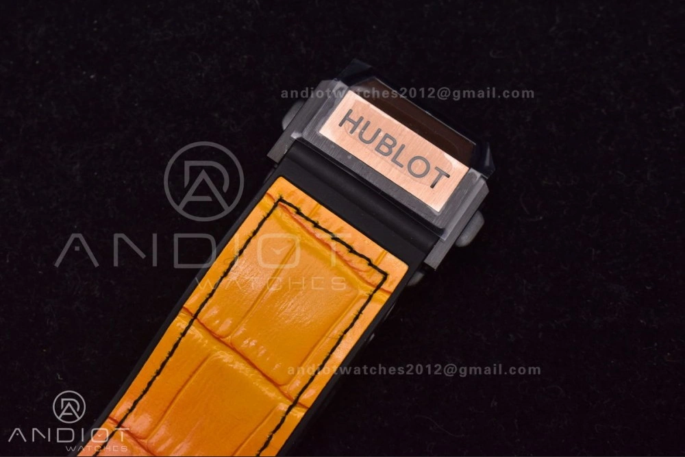 Big Bang Unico Rainbow King RG 45mm ZF 1:1 Best Edition on Rainbow Gummy Strap A Efficient 517