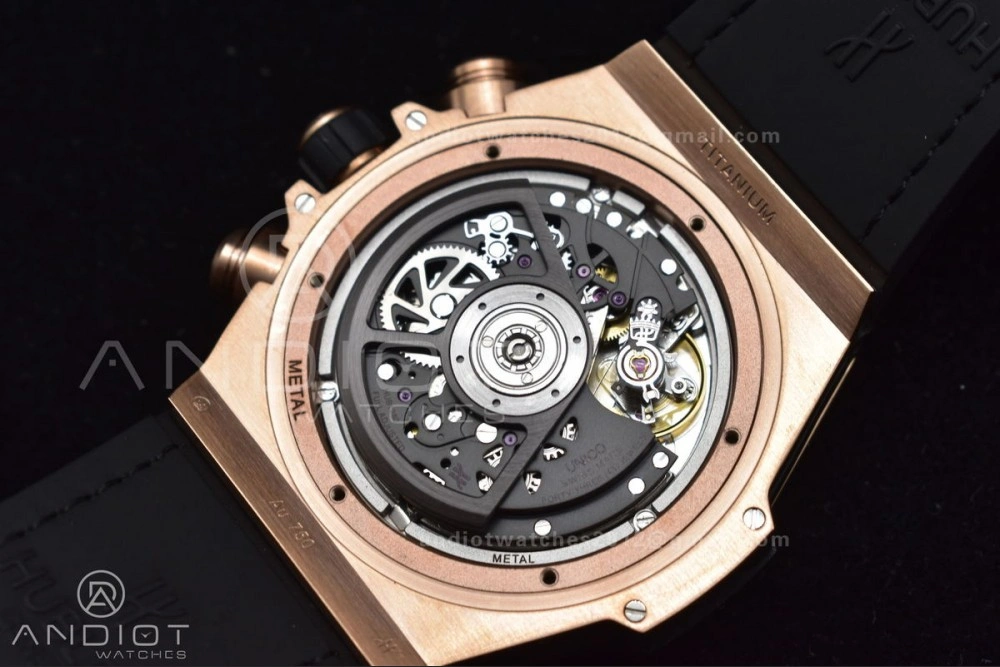 Big Bang Unico Rainbow King RG 45mm ZF 1:1 Best Edition on Rainbow Gummy Strap A Efficient 517