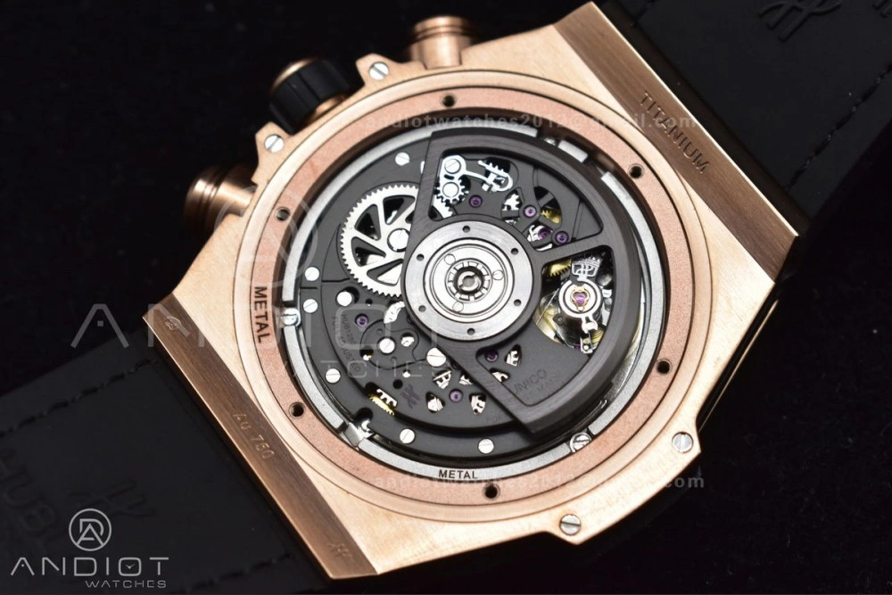 Big Bang Unico Rainbow King RG 45mm ZF 1:1 Best Edition on Rainbow Gummy Strap A Efficient 517