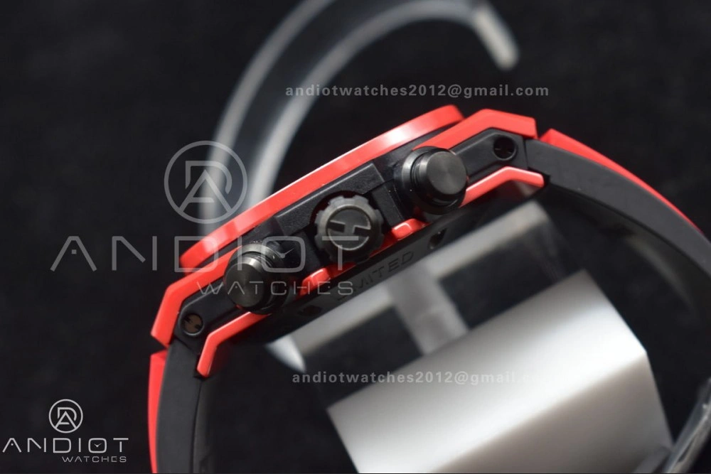 ModernLook Big Bang Unico Red Magic Ceramic BBF 1:1 Best Edition Skeleton Dial on Red Rubber Strap A 388