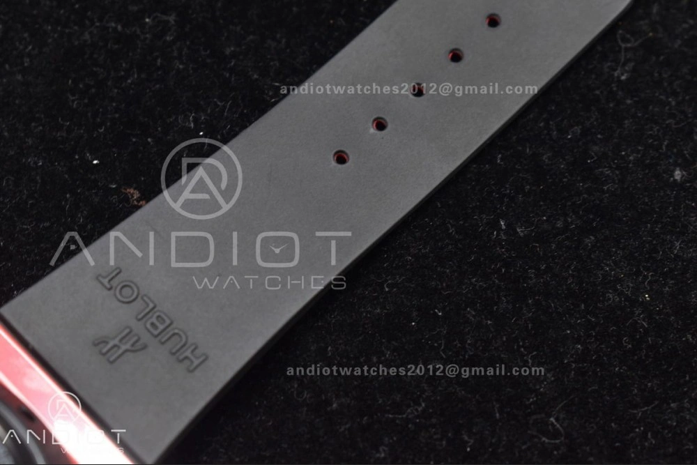 ModernLook Big Bang Unico Red Magic Ceramic BBF 1:1 Best Edition Skeleton Dial on Red Rubber Strap A 388