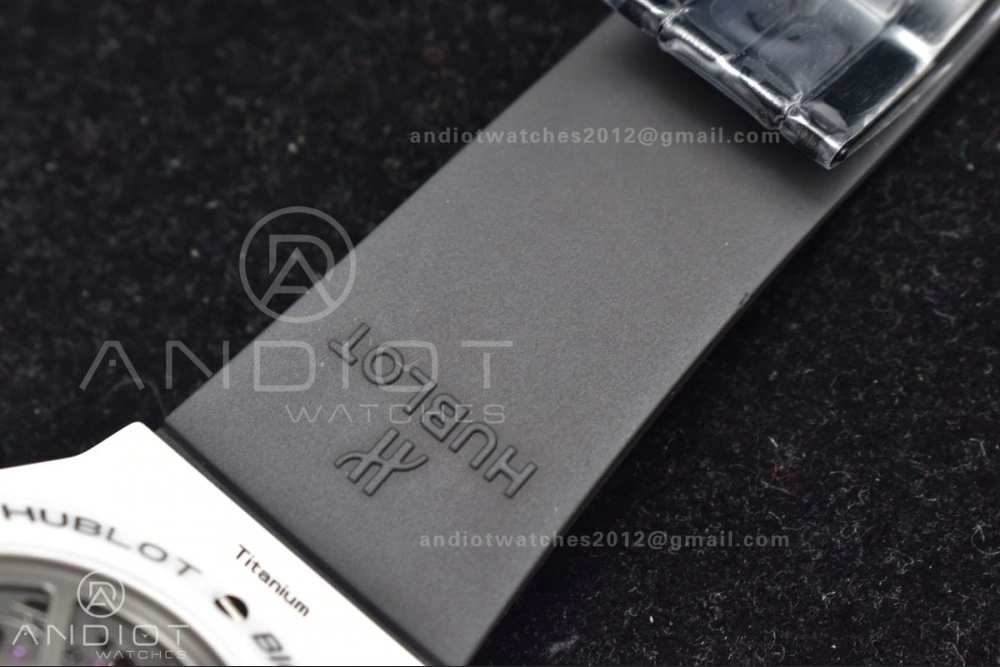Big Bang Unico White Ceramic ZF 1:1 Best Edition Skeleton Dial on White Rubber Strap A Affordable 516