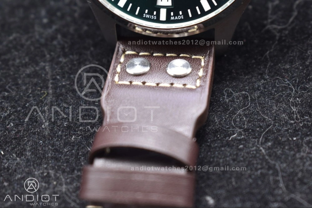 Big Pilot Real IW500901 ZF Best Edition on Brown Leather Strap A OdorResistant 301