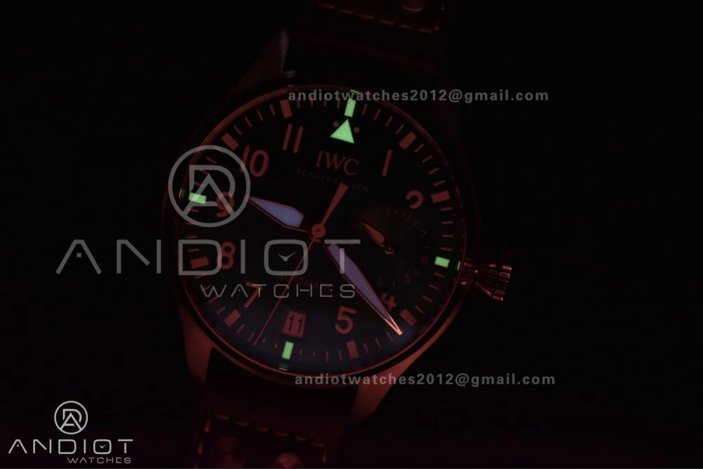 Big Pilot Real IW500901 ZF Best Edition on Brown Leather Strap A OdorResistant 301