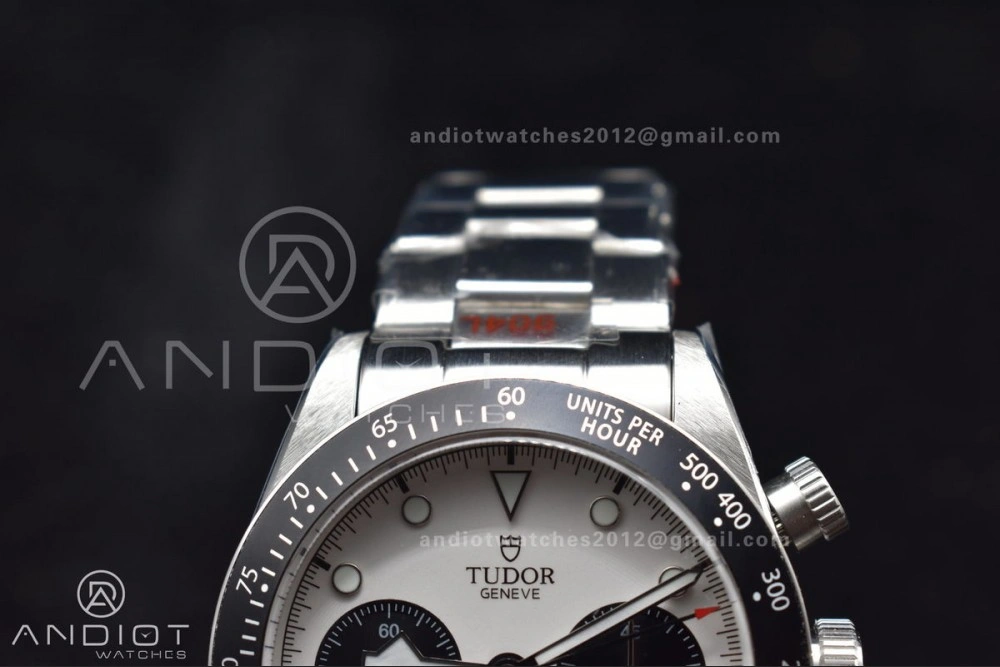 Black Bay Chrono SS TWS 1:1 Best Edition White Dial on SS Bracelet A Resilient 522