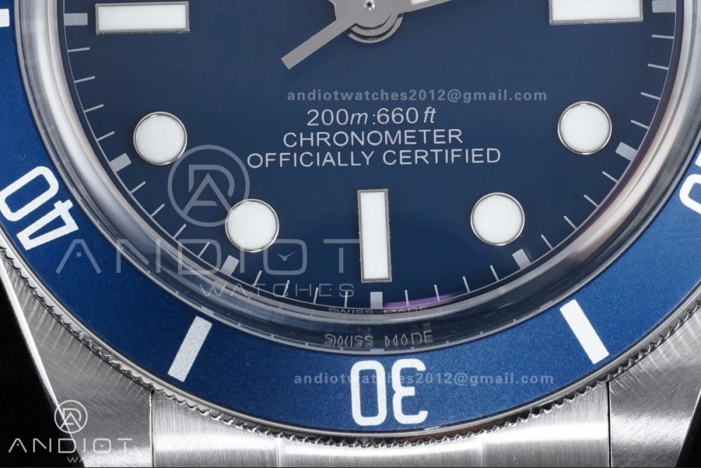 Cozy Black Bay Fifty Eight 39mm SS ZF 1:1 Best Edition Blue Dial on SS Bracelet A 1255