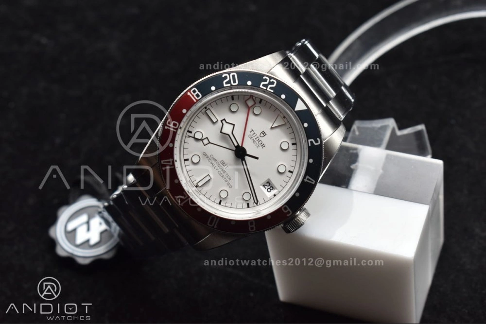 Black Bay GMT Pepsi Blue Red Bezel ZF 1:1 Best Edition White Dial on SS Bracelet A FreshLook 521