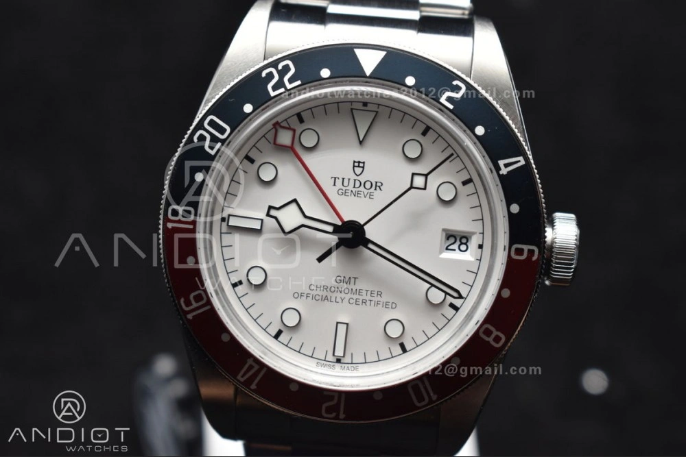 Black Bay GMT Pepsi Blue Red Bezel ZF 1:1 Best Edition White Dial on SS Bracelet A FreshLook 521