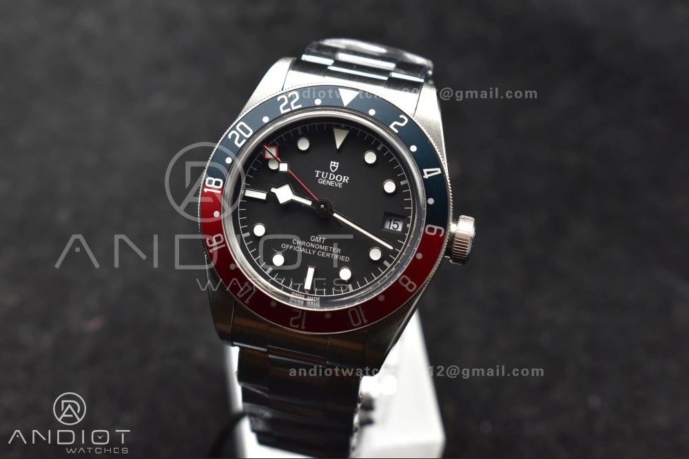 Affordable Black Bay GMT Pepsi Blue Red Bezel ZF 1:1 Best Edition on SS Bracelet A 1268