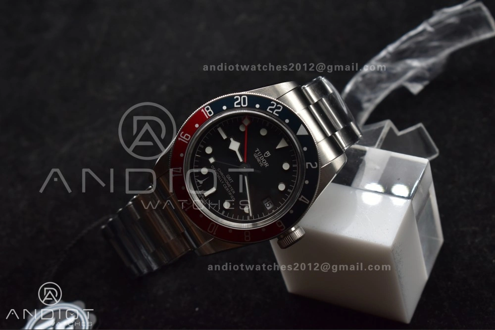 Affordable Black Bay GMT Pepsi Blue Red Bezel ZF 1:1 Best Edition on SS Bracelet A 1268