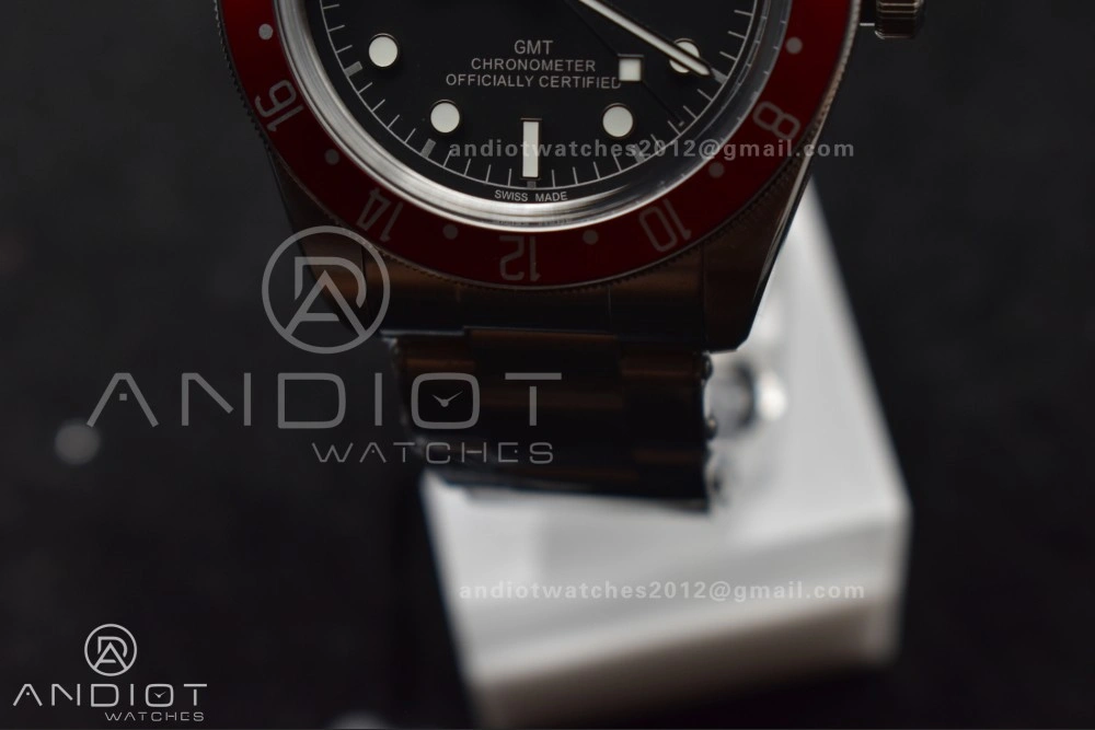 Affordable Black Bay GMT Pepsi Blue Red Bezel ZF 1:1 Best Edition on SS Bracelet A 1268