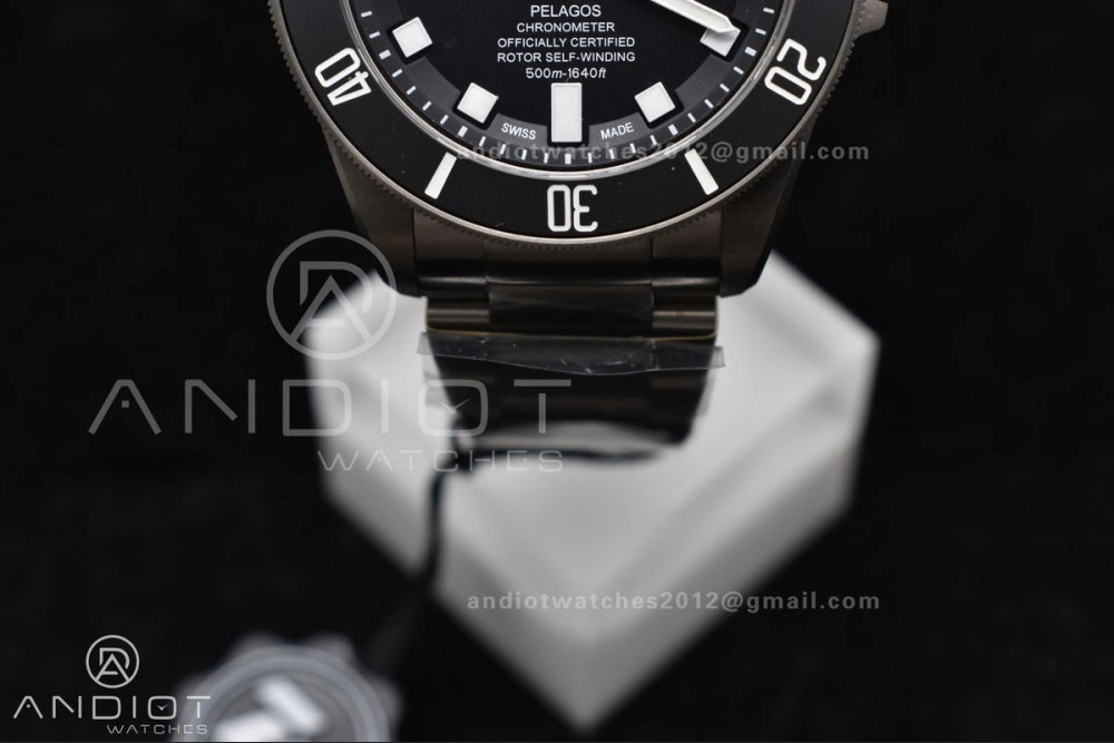 HighPerformance Black Pelagos ZF 1:1 Best Edition On Titanium Bracelet A2824 V 1258