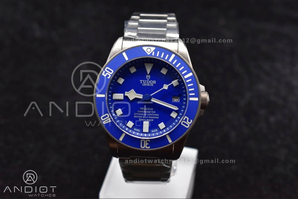 Blue Pelagos XF 1:1 Best Edition on Titanium Bracelet A2824 V Neat 533