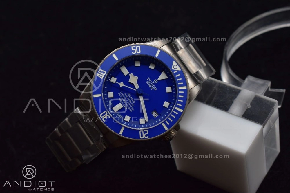 Blue Pelagos XF 1:1 Best Edition on Titanium Bracelet A2824 V Neat 533