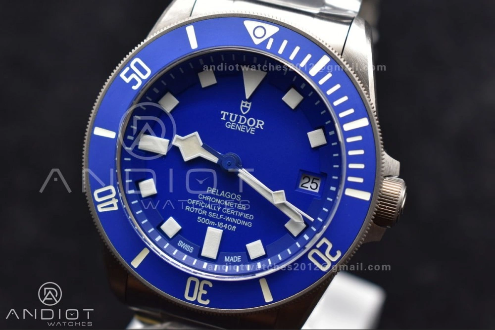 Blue Pelagos XF 1:1 Best Edition on Titanium Bracelet A2824 V Neat 533