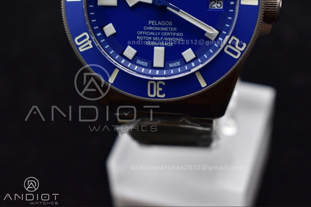 Blue Pelagos XF 1:1 Best Edition on Titanium Bracelet A2824 V Neat 533