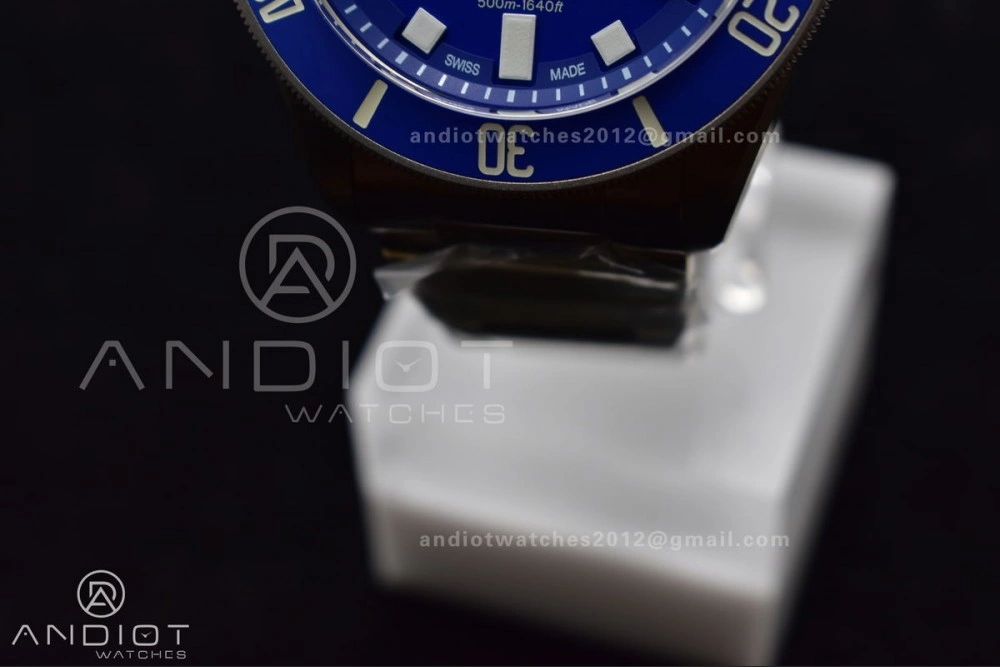 Blue Pelagos XF 1:1 Best Edition on Titanium Bracelet A2824 V Neat 533