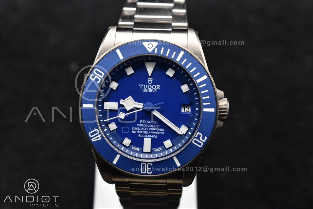 Blue Pelagos ZF 1:1 Best Edition on Titanium Bracelet A2824 V Lightweight 1265