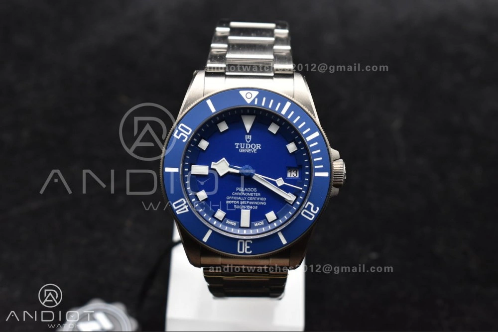Blue Pelagos ZF 1:1 Best Edition on Titanium Bracelet A2824 V Lightweight 1265