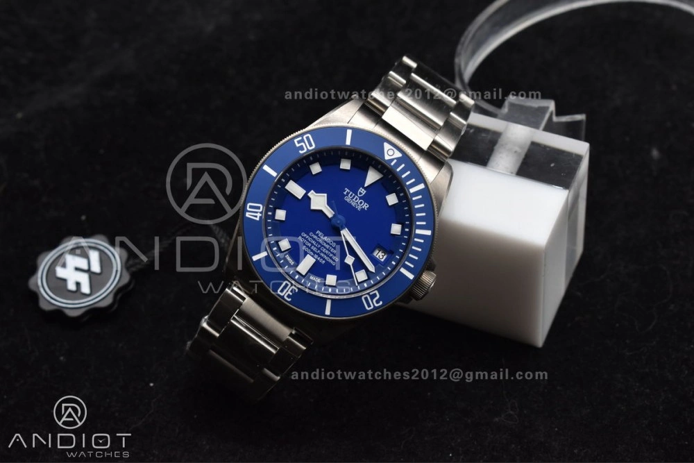 Blue Pelagos ZF 1:1 Best Edition on Titanium Bracelet A2824 V Lightweight 1265