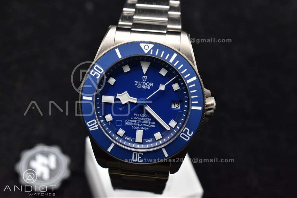 Blue Pelagos ZF 1:1 Best Edition on Titanium Bracelet A2824 V Lightweight 1265