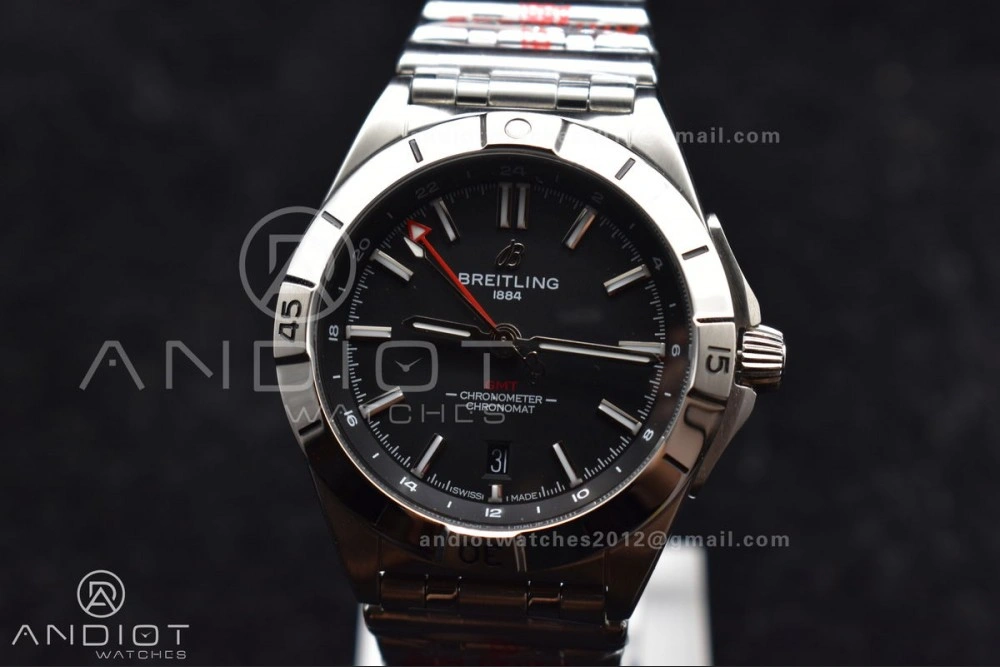Breitling BLS Factory Chronomat Automatic 1:1 Best Edition GMT 40mm Black Dial On SS Bracelet A Bold 530