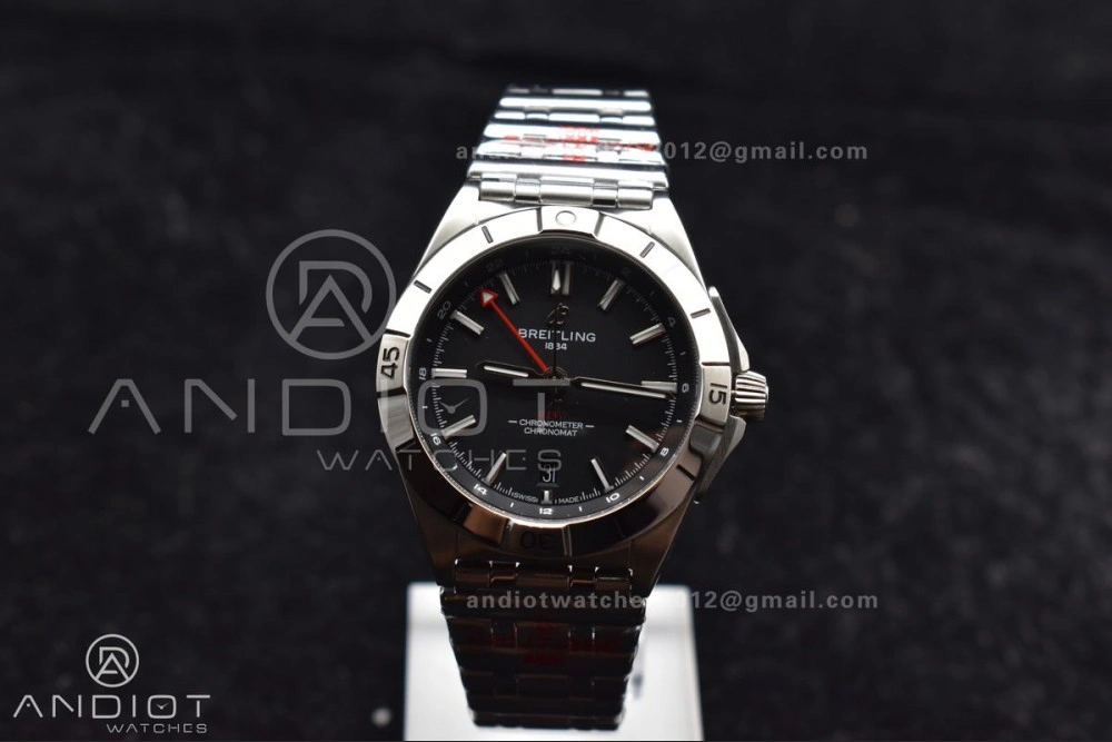 Breitling BLS Factory Chronomat Automatic 1:1 Best Edition GMT 40mm Black Dial On SS Bracelet A Bold 530
