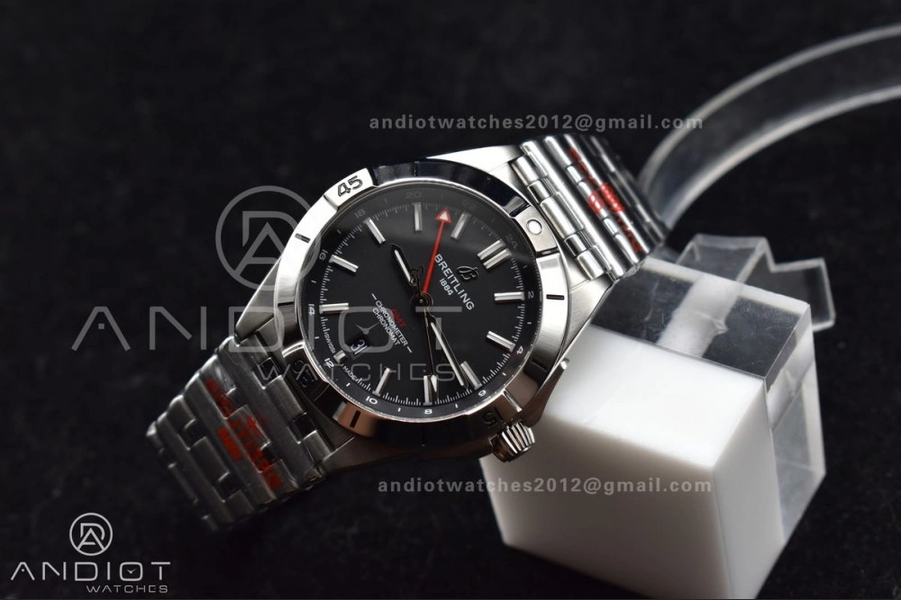 Breitling BLS Factory Chronomat Automatic 1:1 Best Edition GMT 40mm Black Dial On SS Bracelet A Bold 530