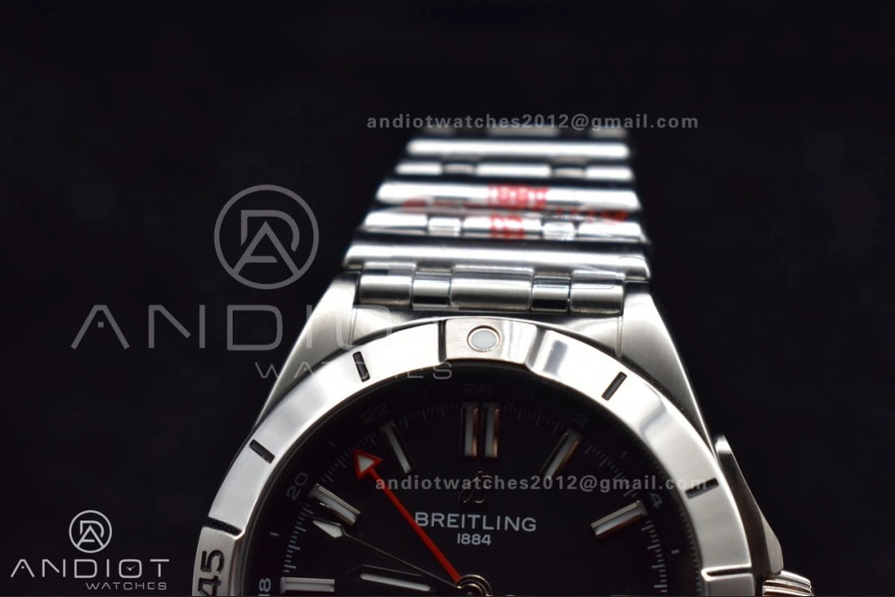 Breitling BLS Factory Chronomat Automatic 1:1 Best Edition GMT 40mm Black Dial On SS Bracelet A Bold 530