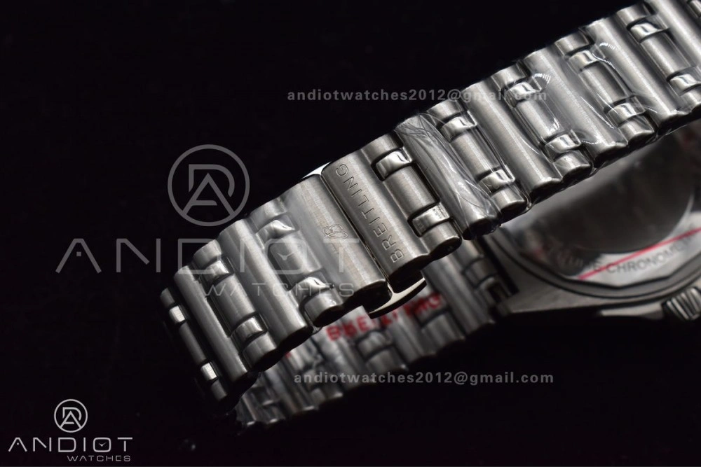 BestValue Breitling BLS Factory Chronomat Automatic 1:1 Best Edition GMT 40mm Grey Dial on SS Bracelet A 529
