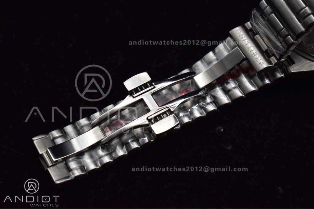 BestValue Breitling BLS Factory Chronomat Automatic 1:1 Best Edition GMT 40mm Grey Dial on SS Bracelet A 529