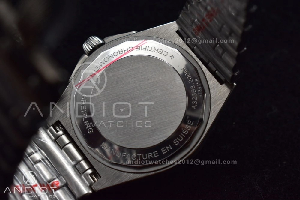BestValue Breitling BLS Factory Chronomat Automatic 1:1 Best Edition GMT 40mm Grey Dial on SS Bracelet A 529