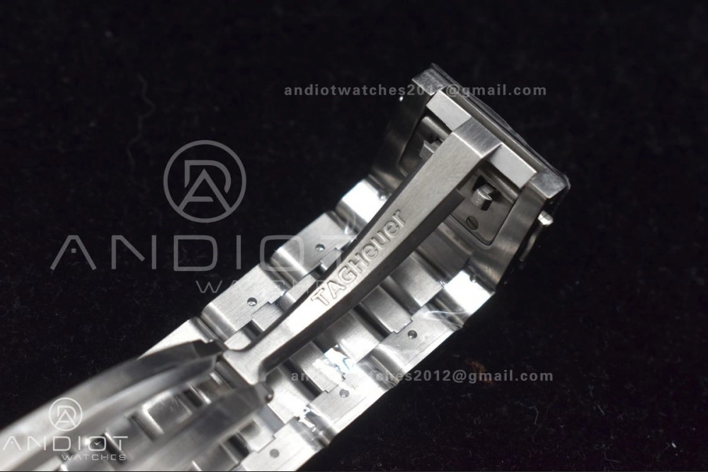 ZeroBulk Calibre Heuer 01 Chrono SS XF 1:1 Best Edition Black Dial on SS Bracelet Strap A 389