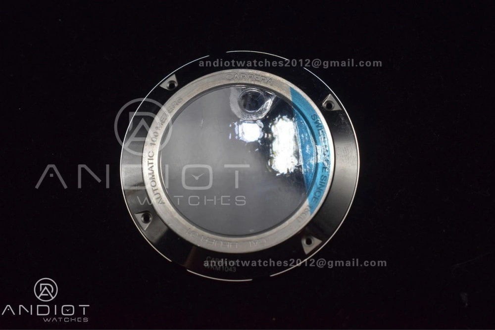 ZeroBulk Calibre Heuer 01 Chrono SS XF 1:1 Best Edition Black Dial on SS Bracelet Strap A 389