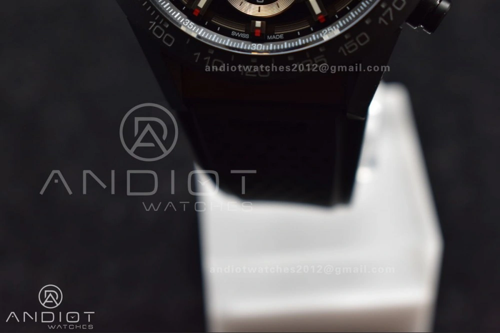 Elegant Carrera Cal. HEUER 01 45mm Full Blk Ceramic XF A 1247