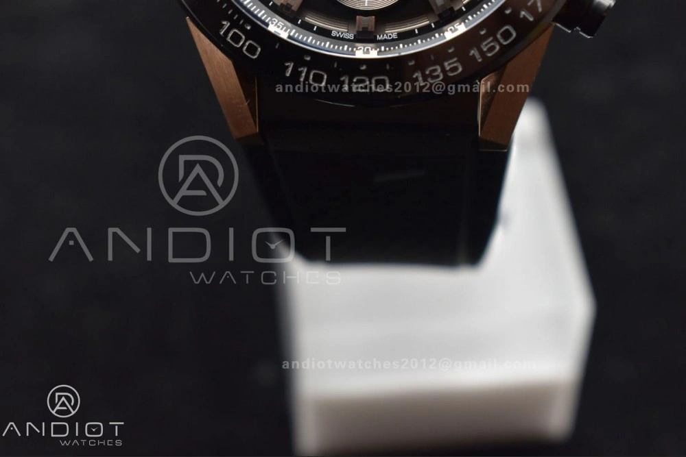 Carrera Cal. HEUER 01 45mm RG RU Blk XF A Timeless 1248