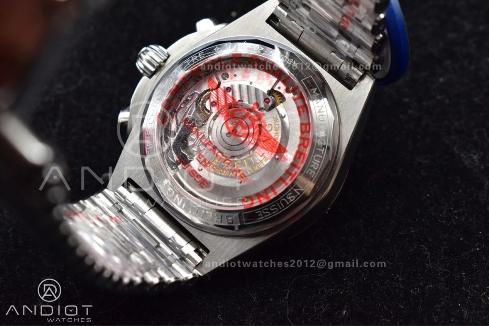 Chronomat B01 42mm SS BLSF 1:1 Best Edition Black Dial on SS Bracelet A Reliable 538
