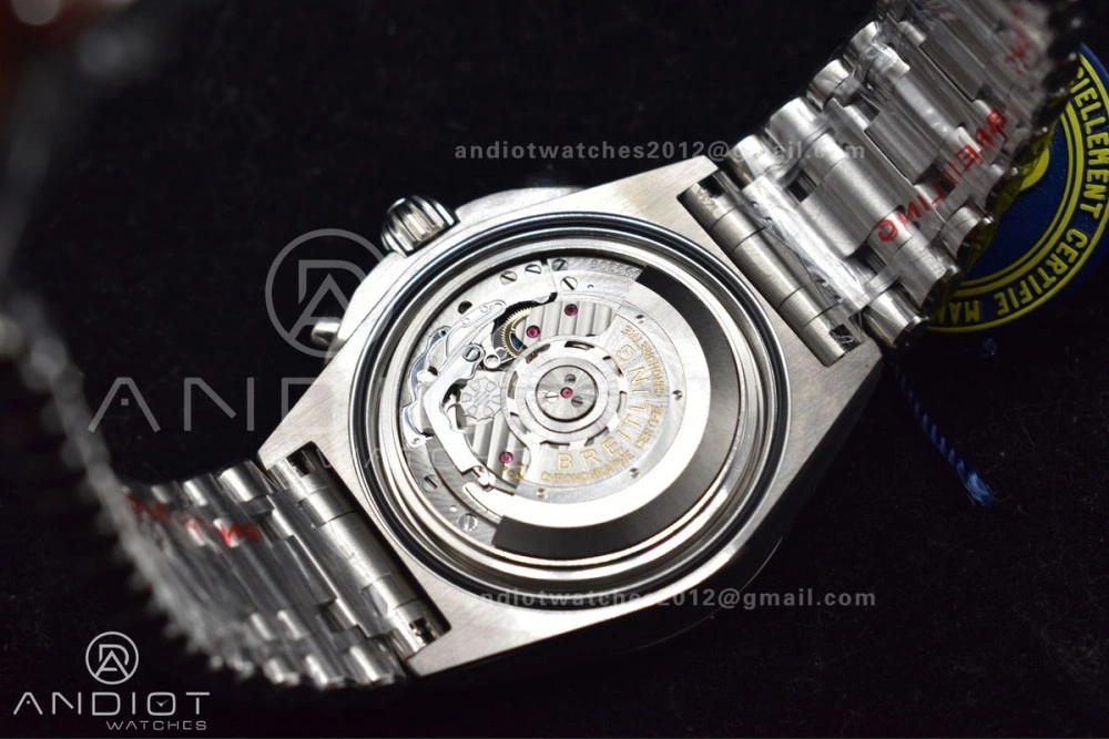 Chronomat B01 42mm SS BLSF 1:1 Best Edition Black Dial on SS Bracelet A Reliable 538