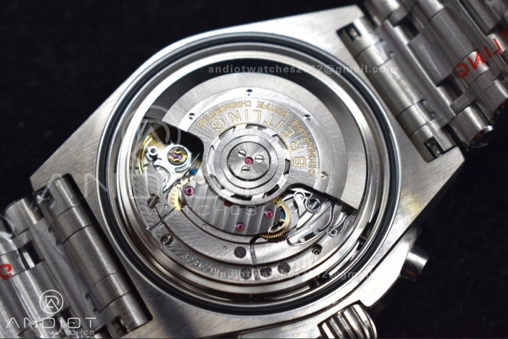 Chronomat B01 42mm SS BLSF 1:1 Best Edition Black Dial on SS Bracelet A Reliable 538